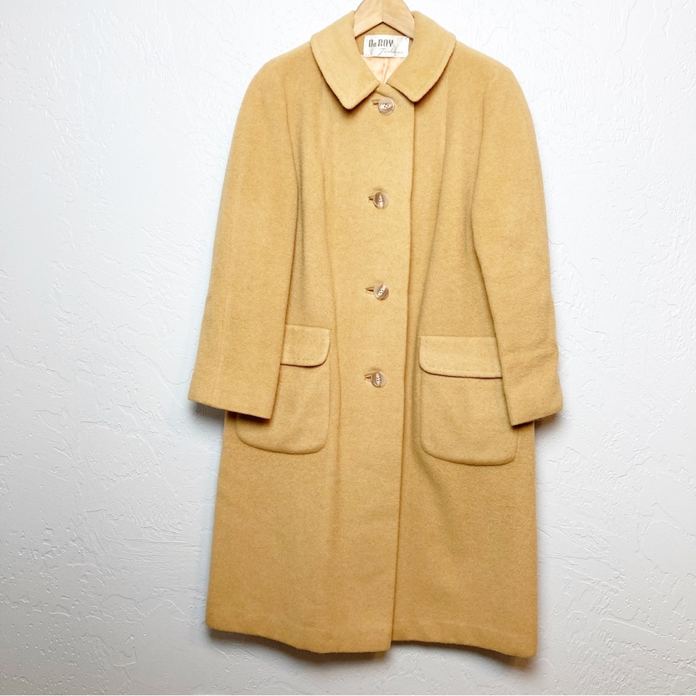Vintage Tan Wool Coat